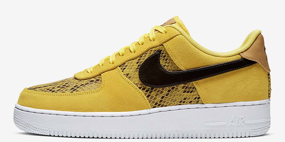 Keren Nih, Nike Air Force 1 Low 'Snakeskin' Warna Kuning